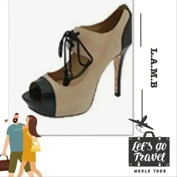 Authentic L.A.M.B Chiba Platform Heels - Picture 3 of 7